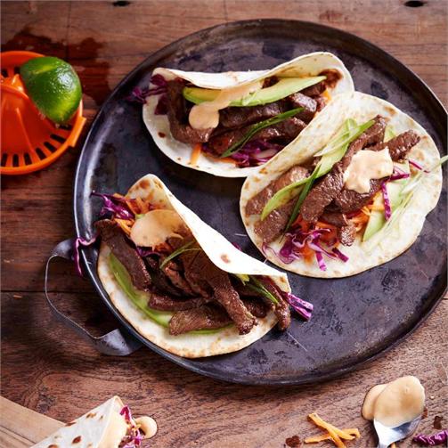SOFT SHELL BEEF TACOS